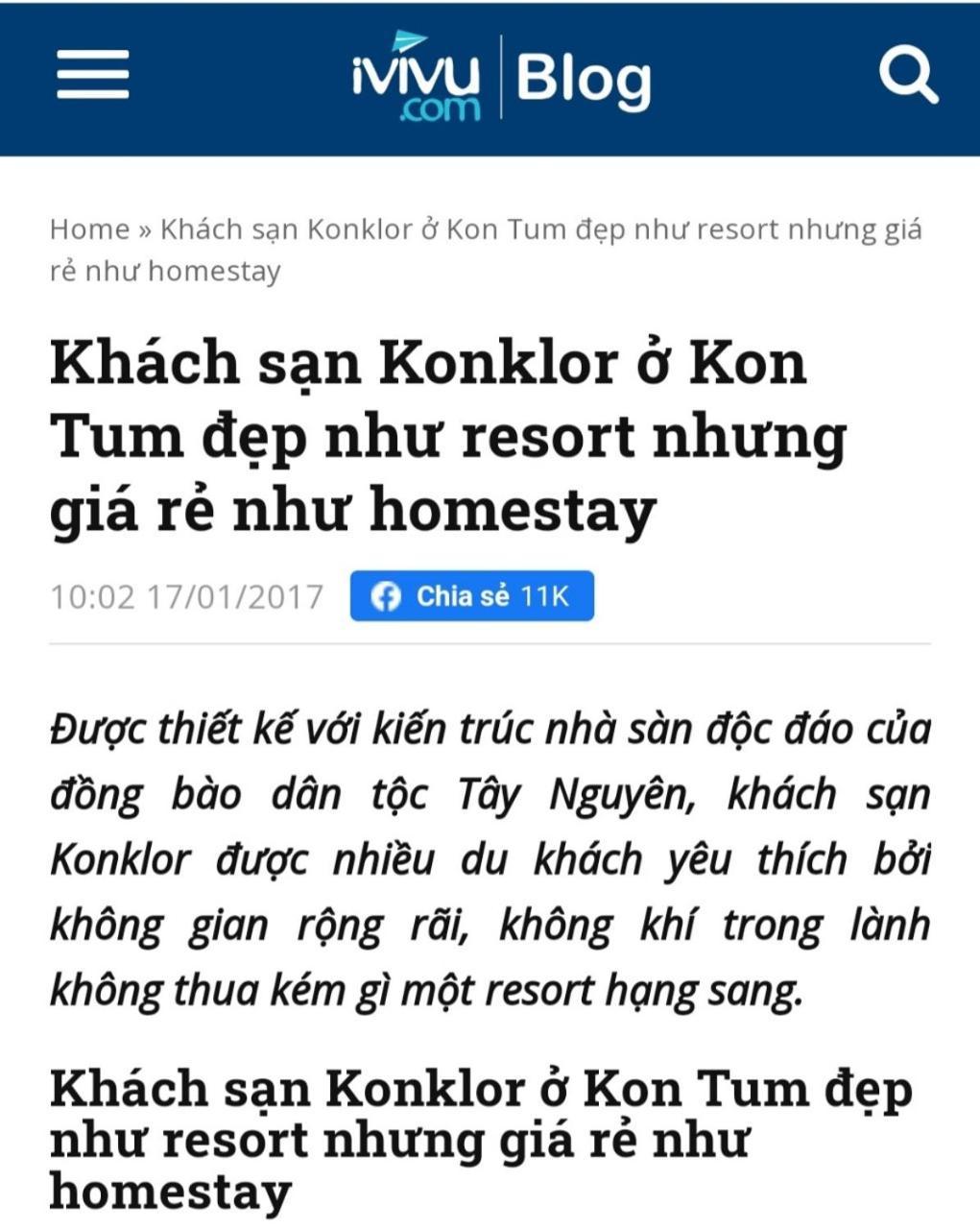 Konklor Hotel Tỉnh Kontum Exterior foto